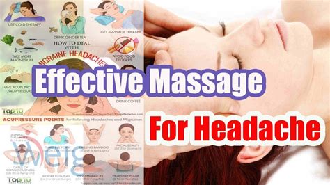 Best Massage For Headache 5 Effective Massage Tips For Quickly Pain Relief Youtube