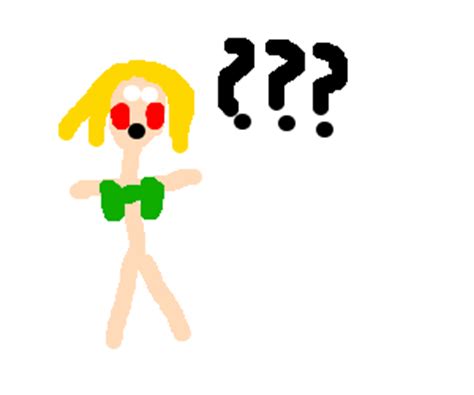 Embarrassed Girl Loses Bikini Bottoms Drawception