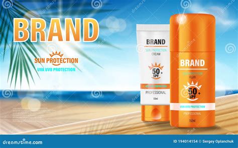 Sun Protection, Sunscreen and Sunblock Design Template. Cosmetic ...