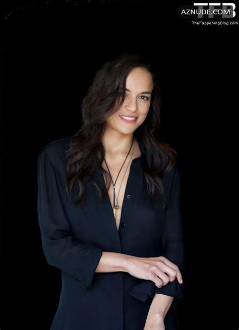 Michelle Rodriguez Sexy Poses Topless Showing Off Her Hot Tits In A Photoshoot For Author