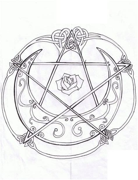 Free Printable Wiccan Coloring Page Free Printable Coloring Pages For