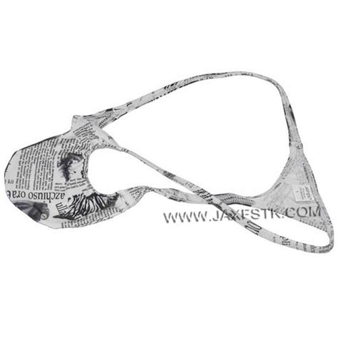 Men Hip Hop Pattern Thong Bikini Pouch T Back G String Jockstrap Gay Jockstrap Micro Thong Jock