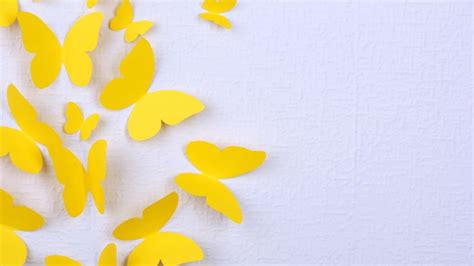 Mariposas De Papel Para Decorar La Pared