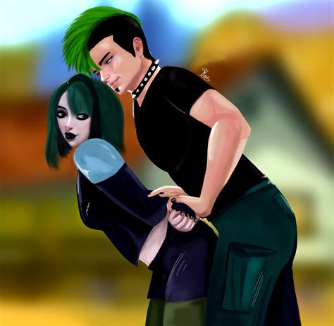 Gwen x Duncan total drama by RaeeArt on DeviantArt