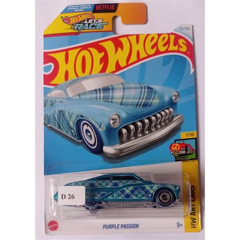 Hot Wheels Purple Passion Blue HW Art Cars Hotwheels Lets Race Treasure Hunts Shopee Singapore