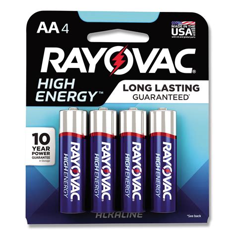 Rayovac Ltk High Energy Premium Alkaline Aa Batteries Pack