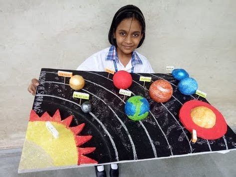 My 3d solar system model solar system project for kids school science ...