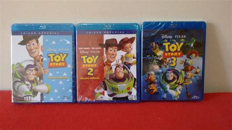 Toy Story 1 2 E 3 Bluray Pixar Original Lacrado Parcelamento Sem Juros