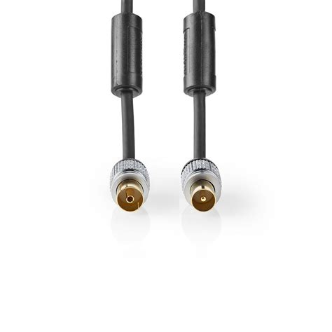 Coax Cable Iec Coax Male Iec Coax Female Gold Plated 75 Ohm