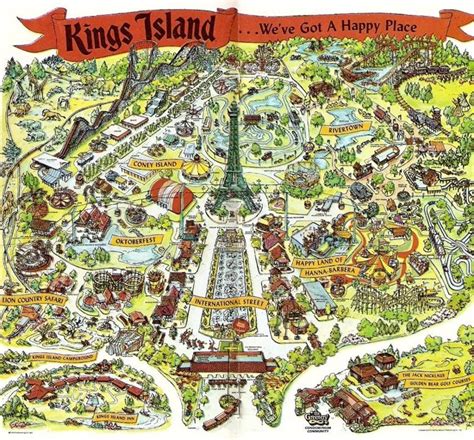 Kings Island Historical Maps - FUN Food Blog