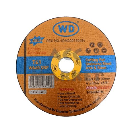 Jual Mata Batu Gerinda Potong Cutting WD 4 Inch x 1.2 Mm Gurinda ...