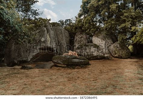 Nude Woman Lying On Rock Beglik Stock Photo Shutterstock