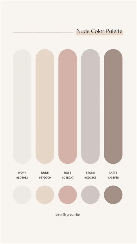 Pin By Kim Lao On Wedding Color Pallet Nude Color Palette Color