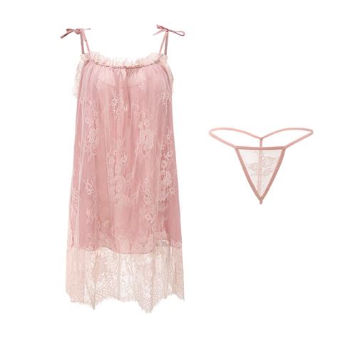 Jual Miss O Bt Set Dress Lingerie Sexy Daster Renda Brukat Cantik Baju Tidur Bahan Brukat