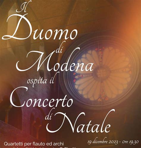 Il Duomo Di Modena Ospita Il Concerto Di Natale Il Dicembre Rotary