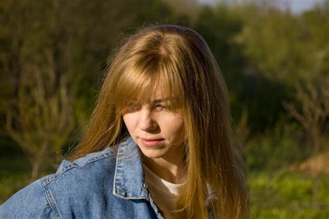 Premium Photo Beautiful Blonde Ukrainian Girl Smiling