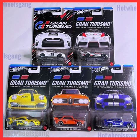 Hot Wheels Gran Turismo Nissan GTR R35 Toyota GR Supra Hotwheels Porsche 911 GT3 RS HW Ford