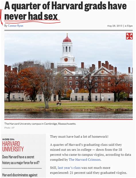Going To Harvard Not Great For Your Sex Life Orgasms