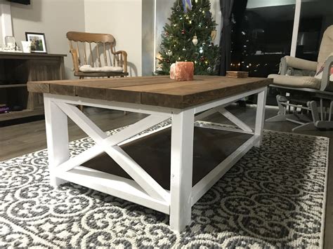 Rustic X Coffee Table Ana White