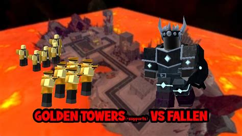 Golden Towers Can Beat Fallen On Infernal Abysstower Defense