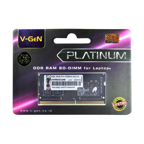 Jual Ram Sodimm Ddr V Gen Platinum Rescue Gb Pc Mhz Pc