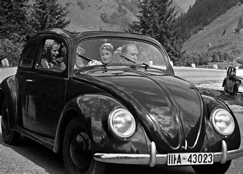 Exploring The Countryside In A Volkswagen Beetle Germany 1939