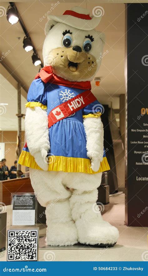 The Calgary Winter Olympic Games Mascot Hidy Editorial Stock Photo ...