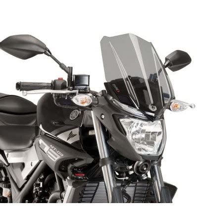 Cupolino Puig Naked fumè chiaro per Yamaha MT