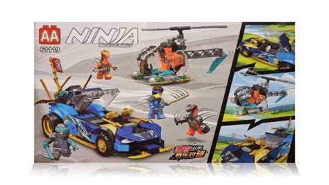 Конструктор Ninjago ниндзяго "Машина и вертолёт Ниндзя", набор 460 ...