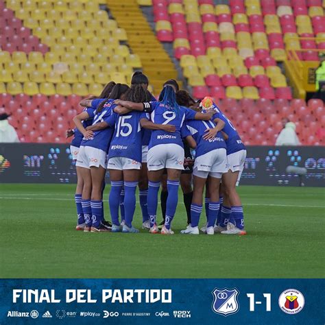 Millonarios FC On Twitter RT MFCFem 90 Termina El Debut De Las