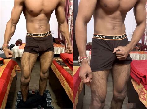 Indian Desi With A Hot Muscular Perfect Body ThisVid