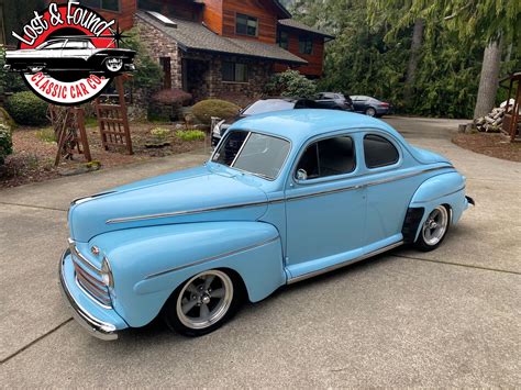 ford super deluxe coupe streetrod lost  classic car