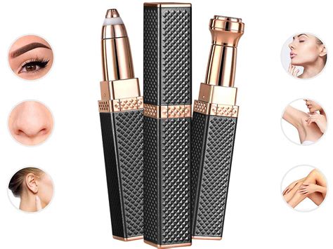 Depilator Do Brwi Trymer Dla Kobiet Do Twarzy Damska Golarka Bikini Czarny Uroda Depilatory