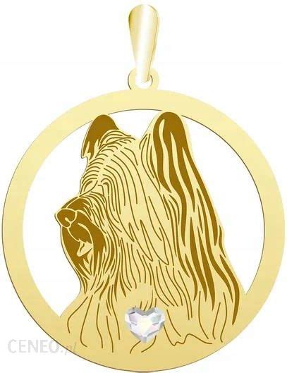 Mejk Jewellery Pozłacana Zawieszka Z Psem Skye Terrier Ceny i opinie