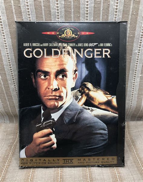 New Sealed James Bond Goldfinger Widescreen Thx Snapcase Dvd