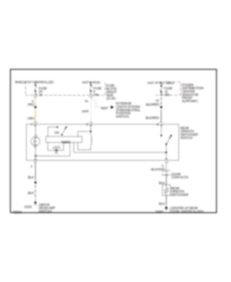 Электросхемы Подогрев стекол и зеркал Dodge Ram Van B3500 1996 Wiring Diagrams For Cars