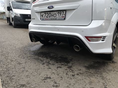 Выхлоп на 2 стороны фокус 2 — Ford Focus Hatchback II, 2 л, 2011 года ...