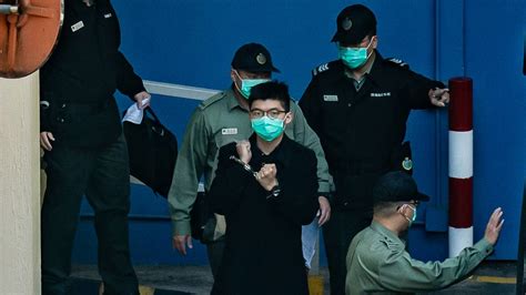 Hongkong Aktivisten Frei Joshua Wong Bleibt In U Haft