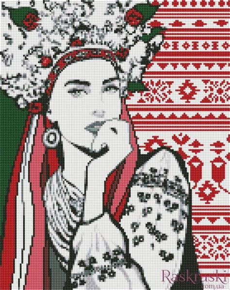 Алмазная живопись Очаровательная украинка ©upillustration Идейка ...