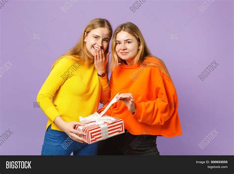 Two Charming Blonde Image Photo Free Trial Bigstock