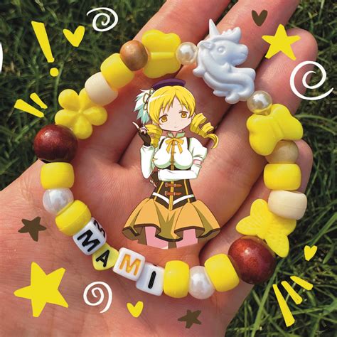 Puella Magi Madoka Magica Kandi Pony Bracelet Singles Madoka Homura