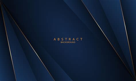 premium vector dark blue luxury premium background  gold