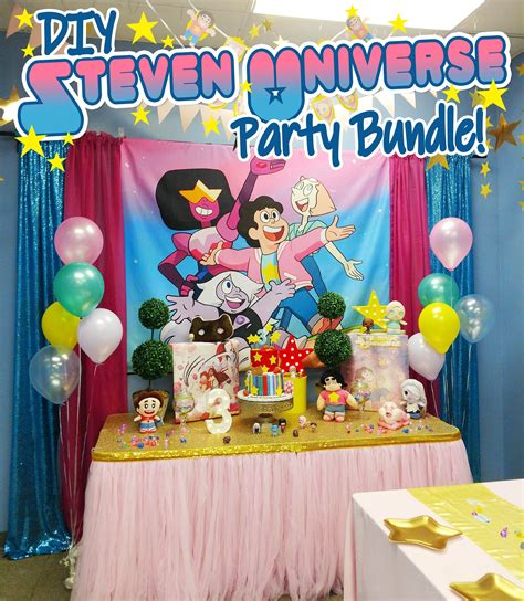 Steven Universe Printable Party Birthday Baby Shower Gender Etsy