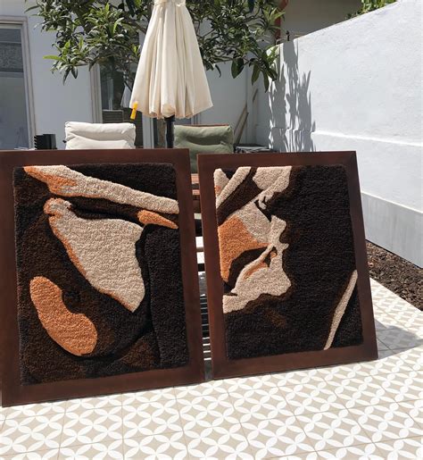 Contemporary Wall Tapestry Textile Art Fiber Art ABSTRACT NUDE By OHXOJA For Sale At 1stDibs