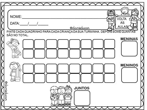 Atividade De Volta As Aulas 1 Ano