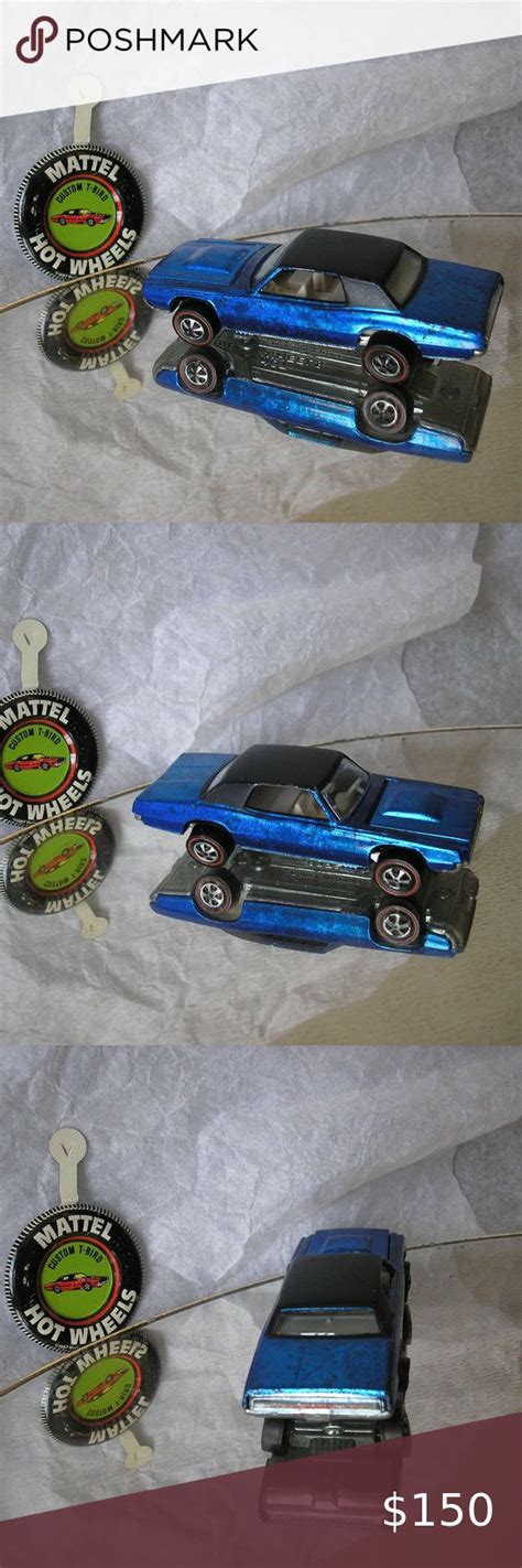 Hot Wheels Redline Custom T Bird Blue Pin Us