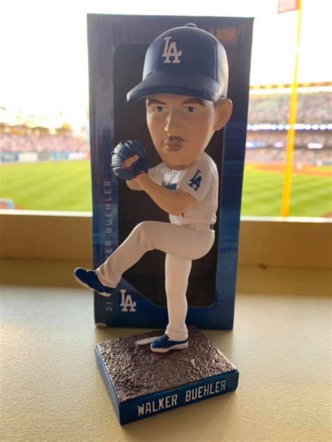 March 30 2019 Los Angeles Dodgers Walker Buehler Bobblehead