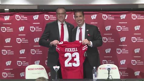 Luke Fickell Introduced As Wisconsin Football Coach After Leaving