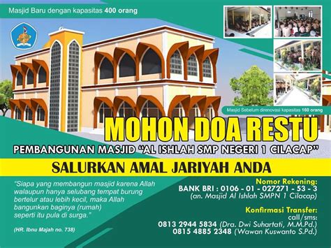 Contoh Baliho Pembangunan Masjid Contoh Spanduk Makanan Dan Minuman