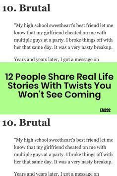 12 People Share Real Life Stories With Twists You Won't See Coming ...